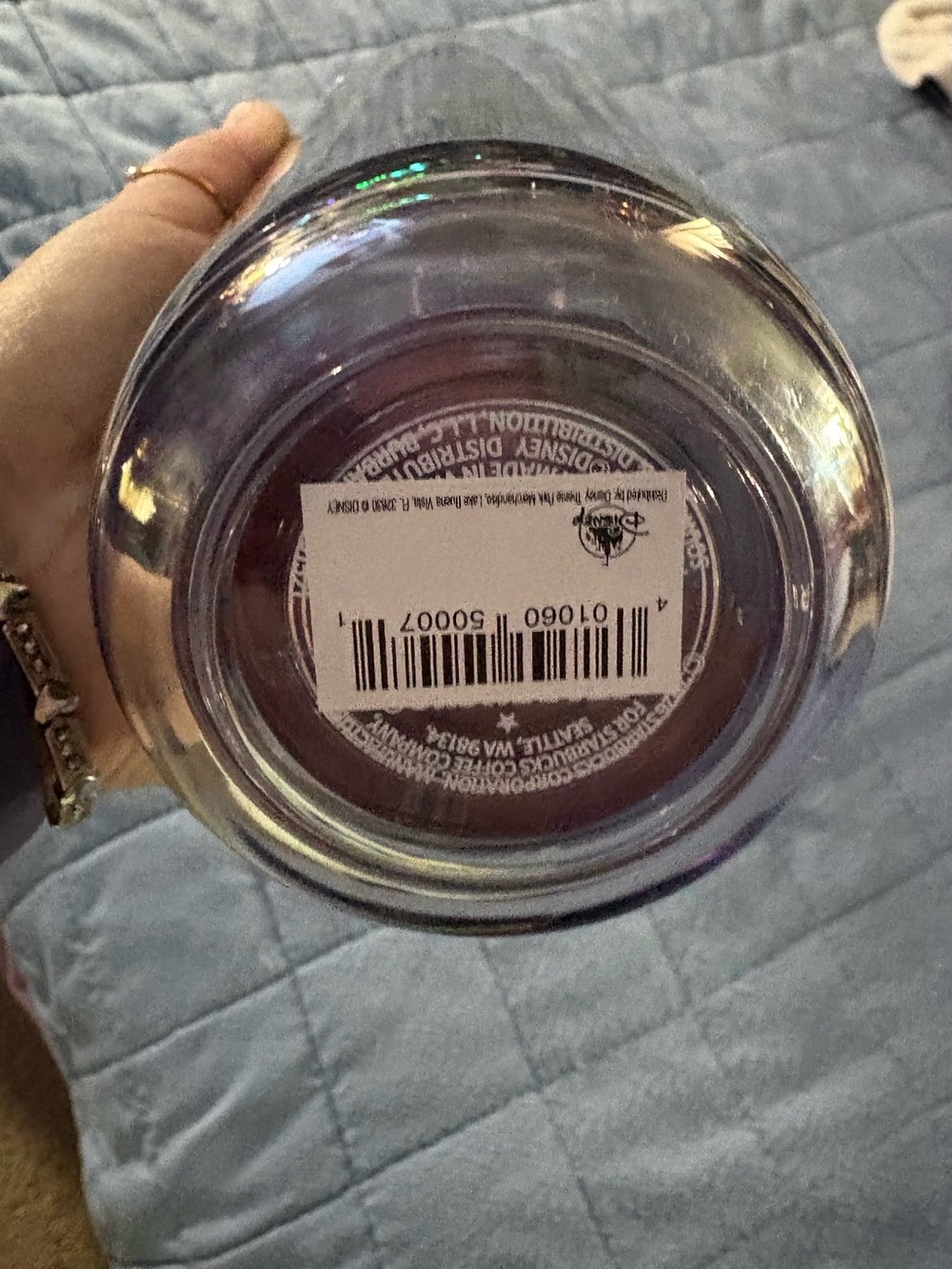 Starbucks Purple Halloween Pattern Tumbler-new from parks - Picture 5 of 6